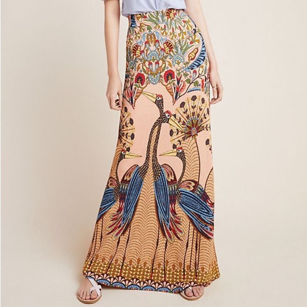 Farm Rio Floral Embroidered Skirt